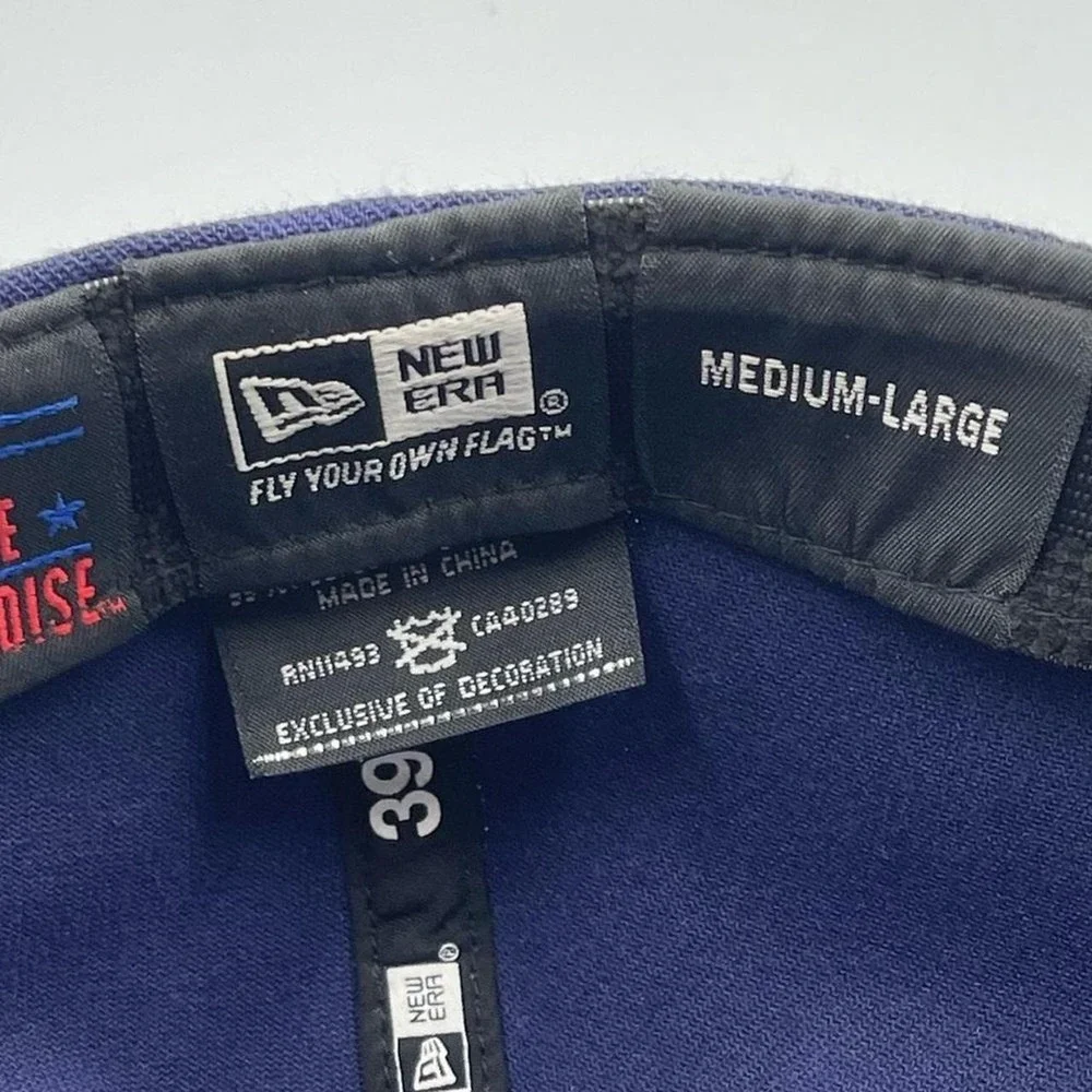 New Era 39THIRTY Tampa Bay Devil Rays MLB Navy Blue Stretch Fit Hat Men's Sz M-L